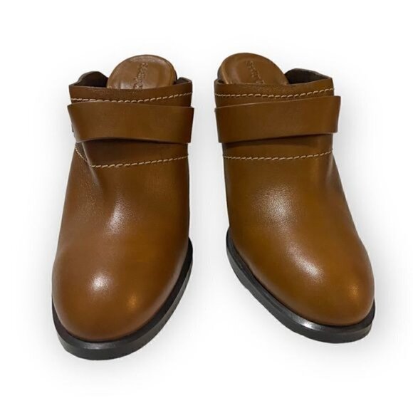 New in box, See‎ by Chloe Annia Brown Leather Mule Clog, Size 41EU - Picture 14 of 16